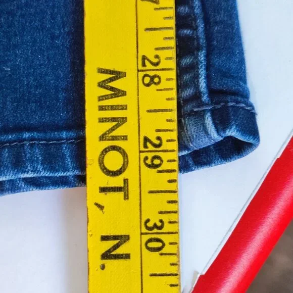 Lee Rider jeans denim blue women's waist size 18 - Picture 10 of 12